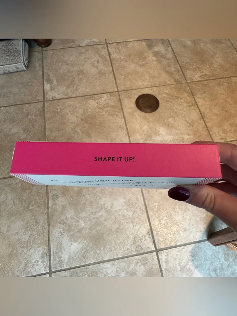 NIB Red Aspen Nail Dash Reshaper Tool